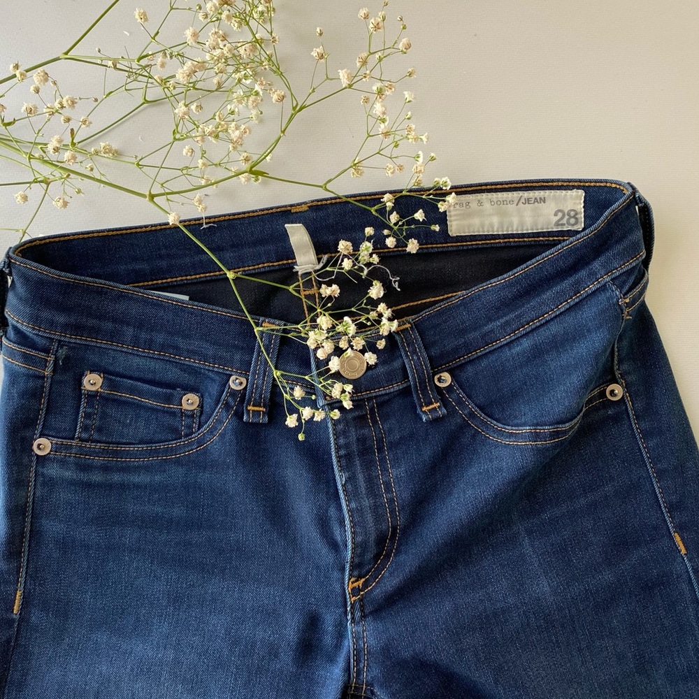 Rag and Bone Dark blue skinny jeans SZ 27